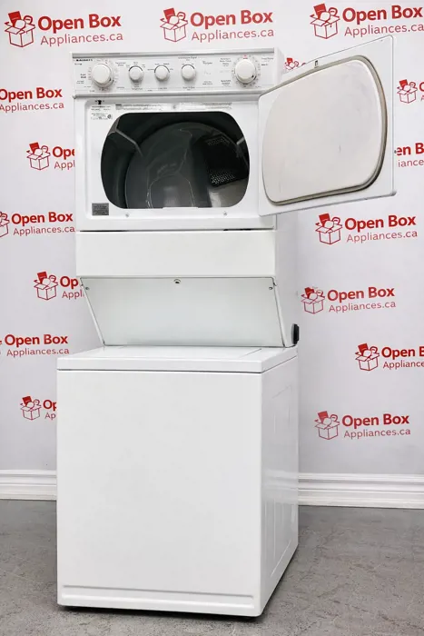 Used Whirlpool 27” Stackable Washer/Dryer Tower YLTE6234DQ0 For Sale
