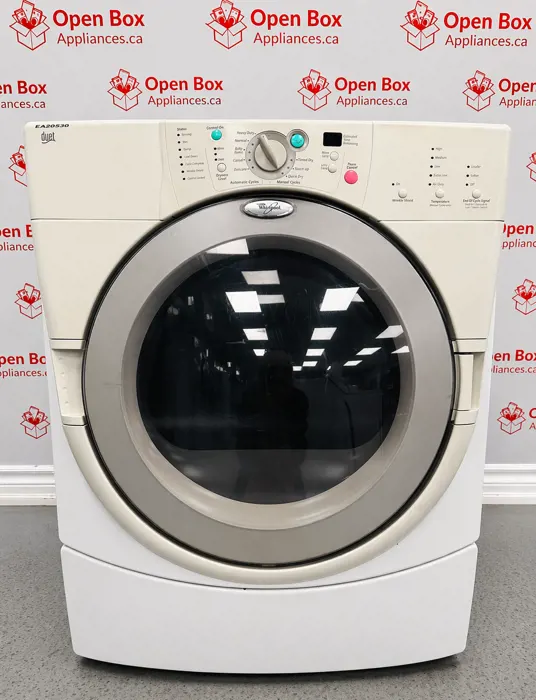 Used Whirlpool Duet Electric 27” Stackable Dryer YGEW9250PW1 For Sale