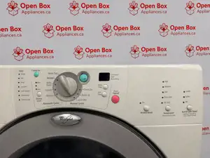 Used Whirlpool Duet Electric 27” Stackable Dryer YGEW9250PW1 For Sale