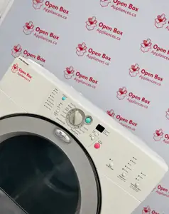 Used Whirlpool Duet Electric 27” Stackable Dryer YGEW9250PW1 For Sale