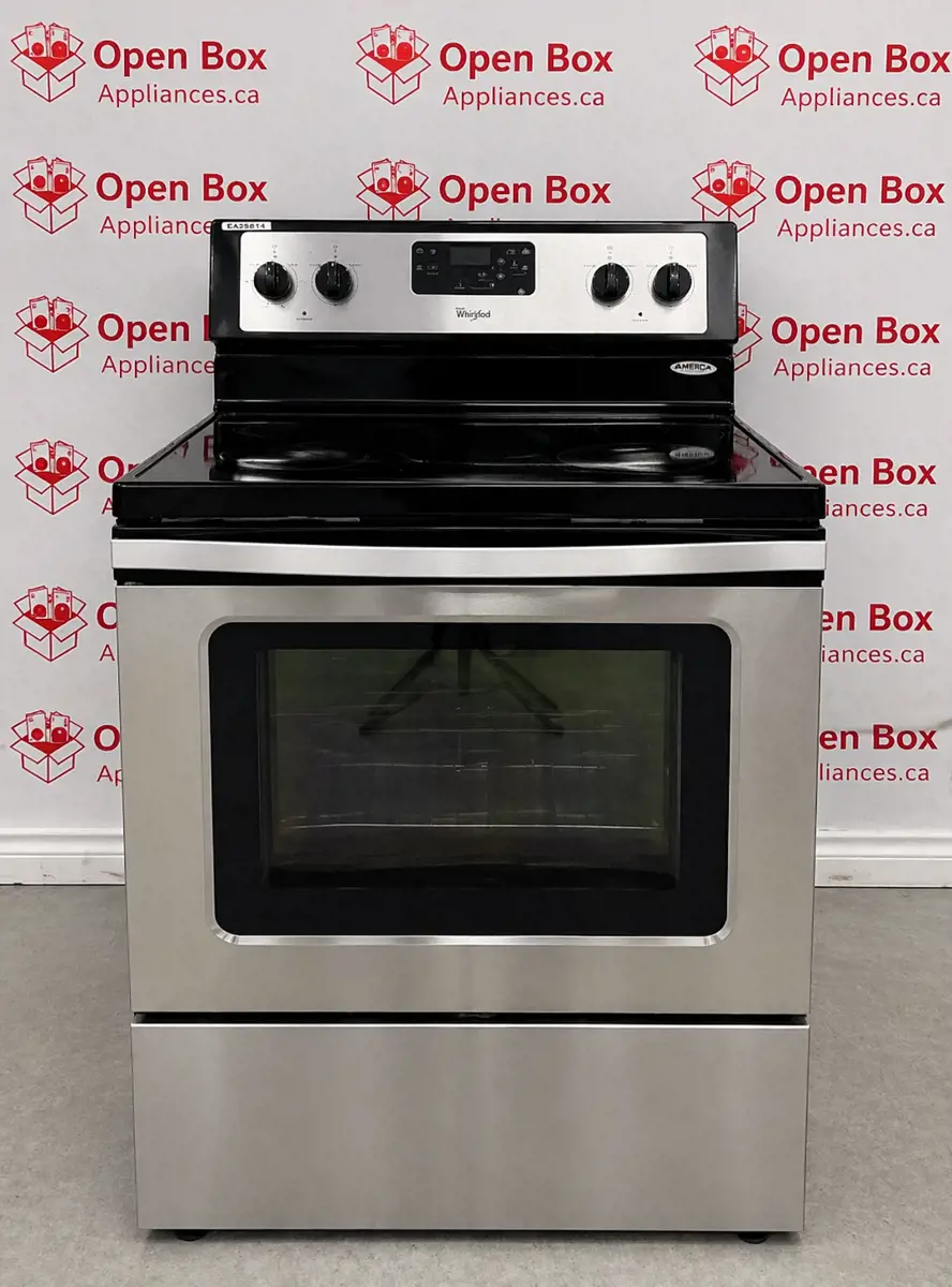 Used Whirlpool 30” Freestanding Glass Top Stove YWFE510S0AS0 For Sale