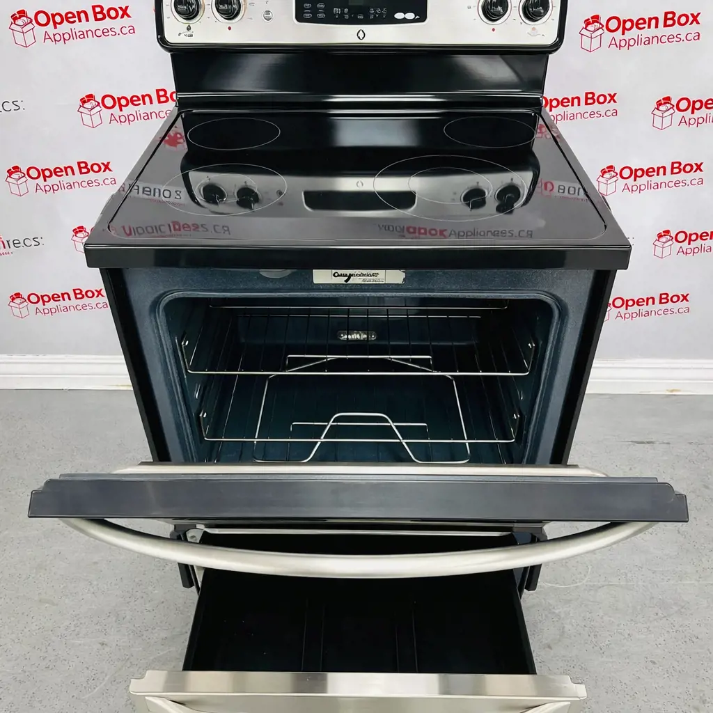 Used GE 30” Glass-Top Stove JCBP65S0M1SS For Sale
