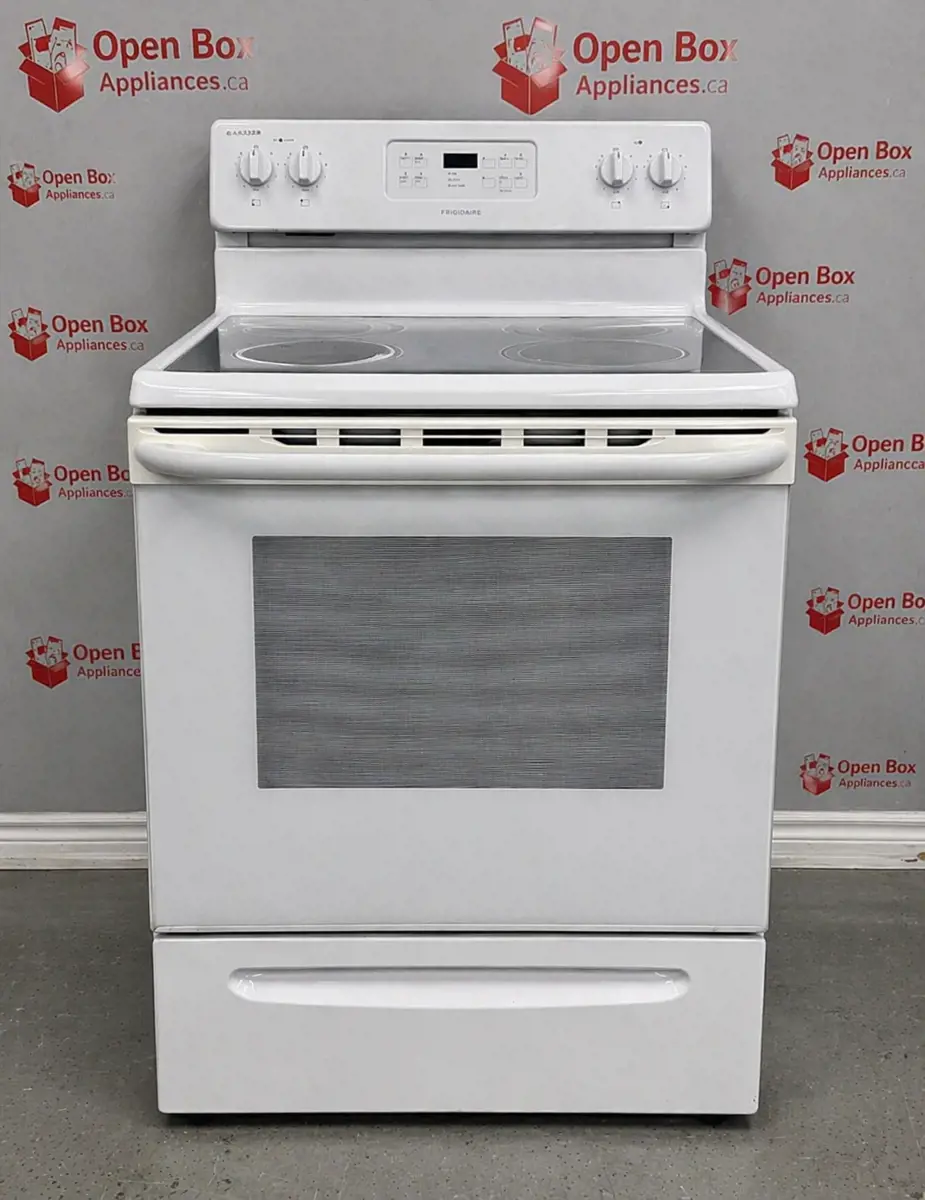 Used Frigidaire 30” Glass-Top Stove CFEF3014LWC For Sale
